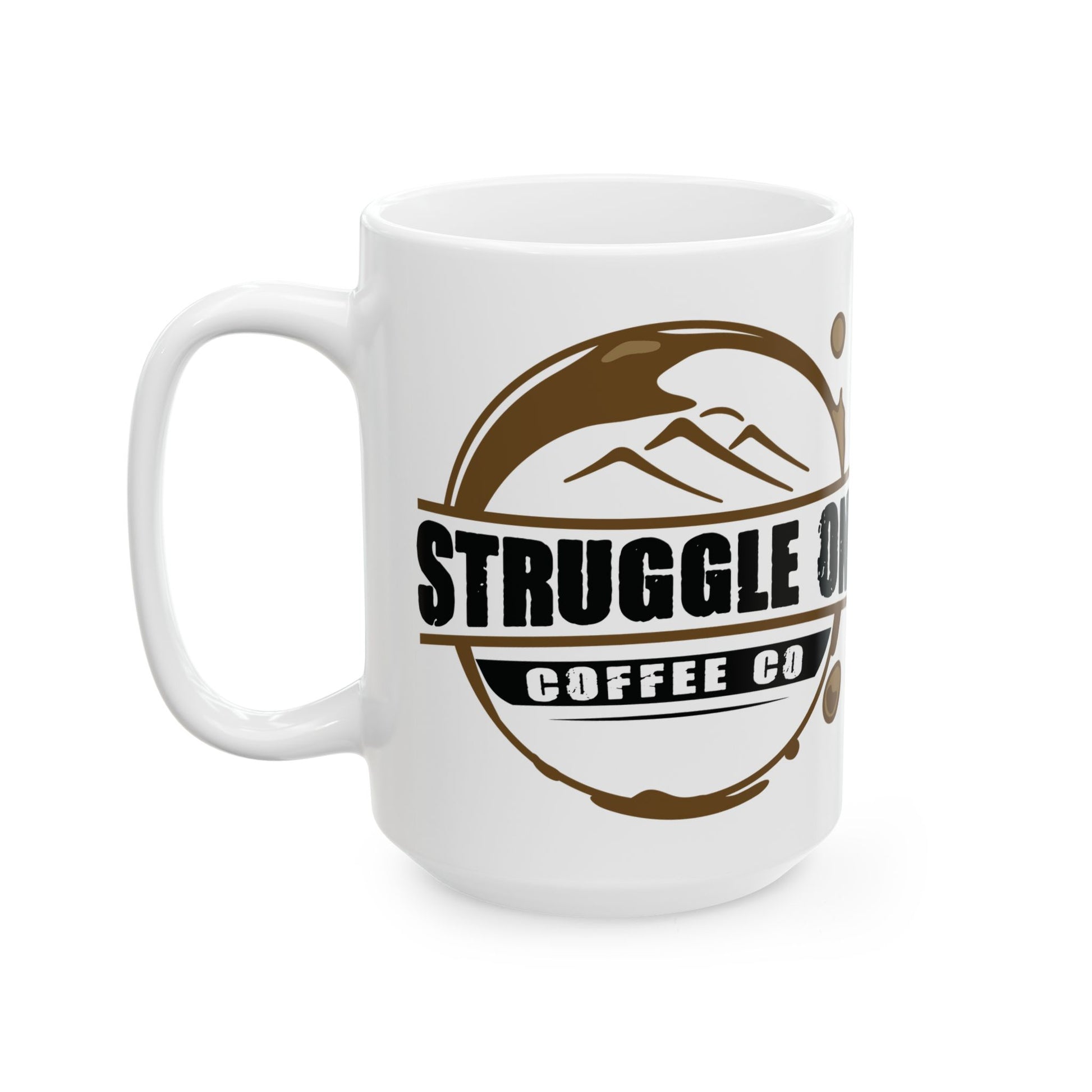 Struggle Coffee Co. Ceramic Mug - 15oz Coffee Cups - Struggle On Coffee Co.