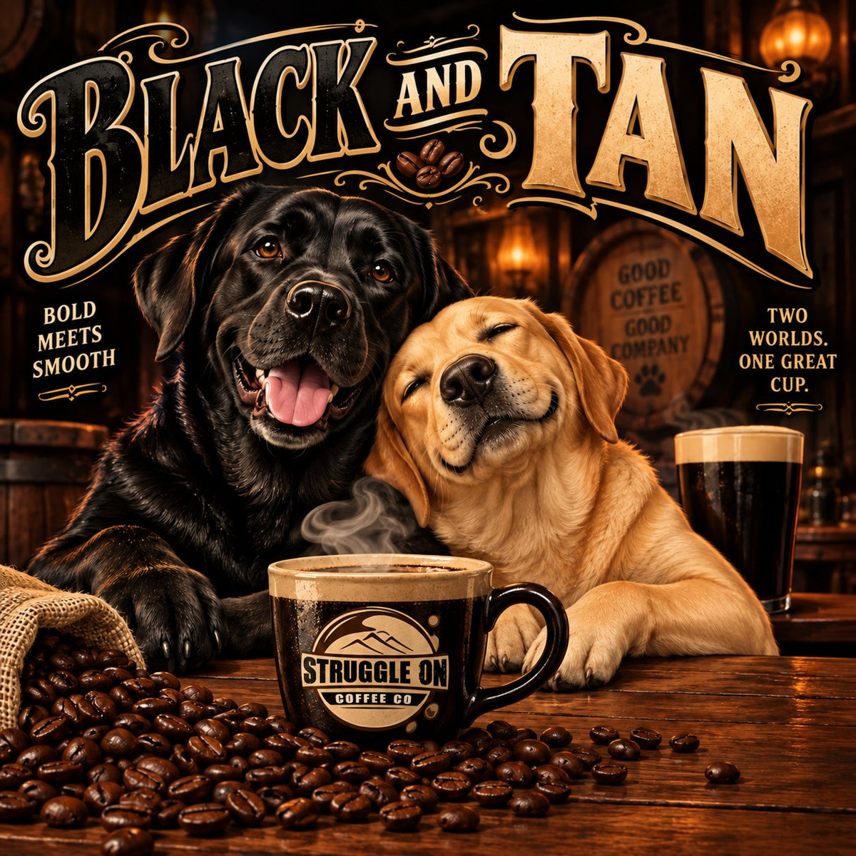 Black & Tan